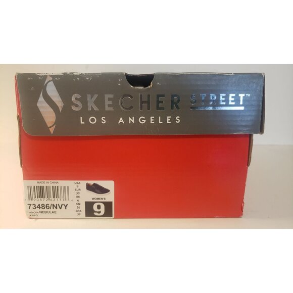 Skecher Street Women's Nebulae Shoes  9 Navy  Star Pattern & Premium Memory foam - Picture 5 of 6